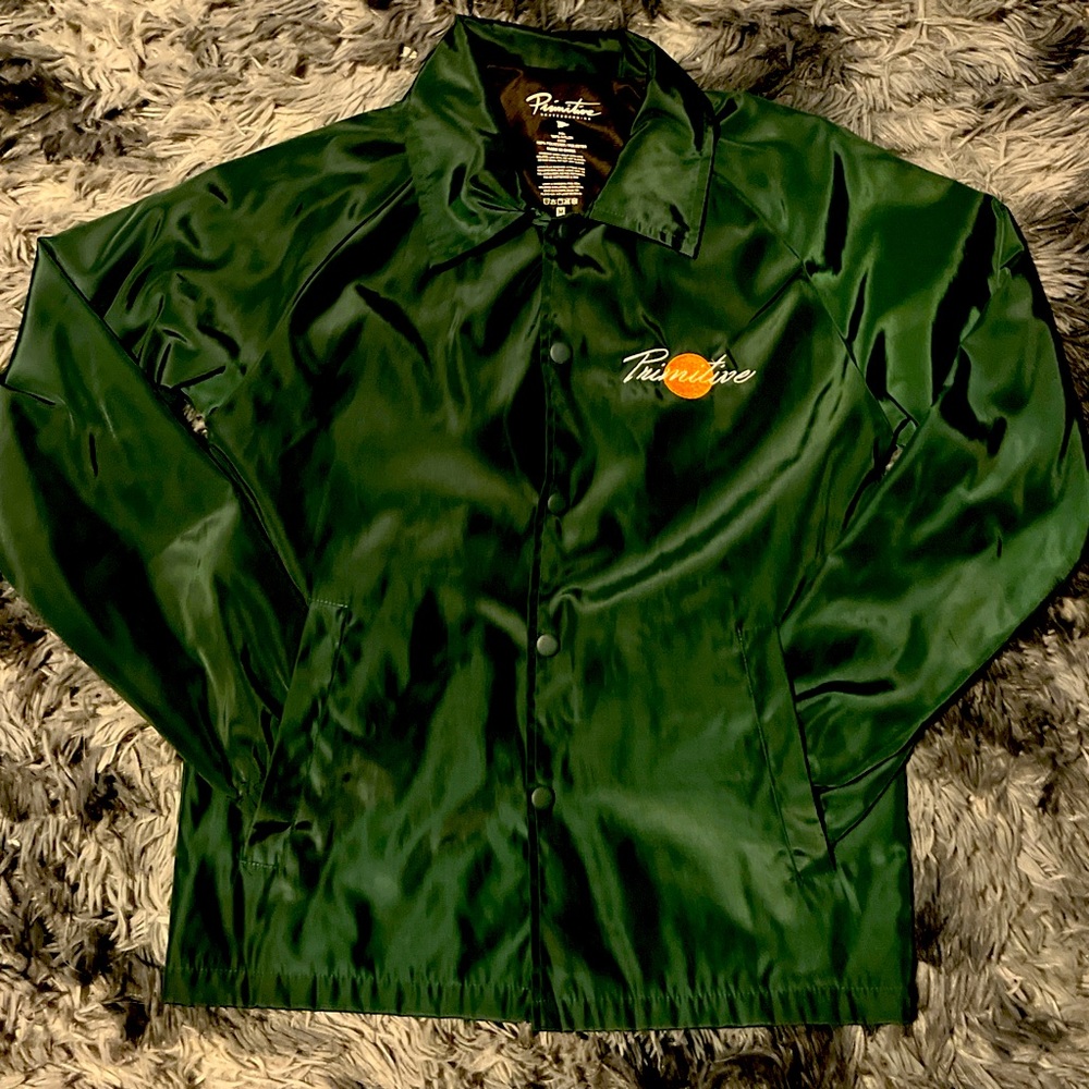 Kids size medium primitive skate co windbreaker. Fits true to size.